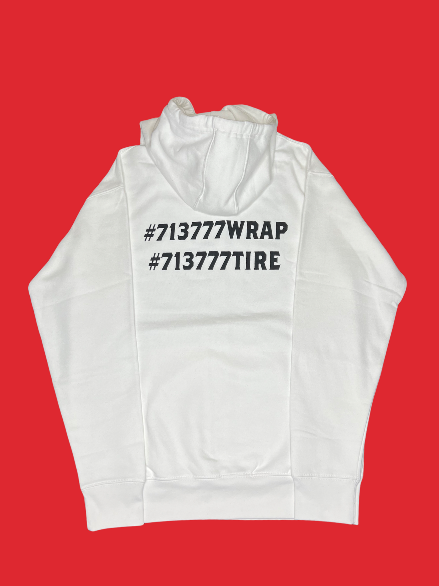 White Logo Hoodie